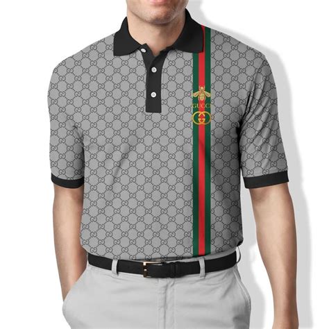 gucci bee polo shirt replica|gucci monogram polo shirt.